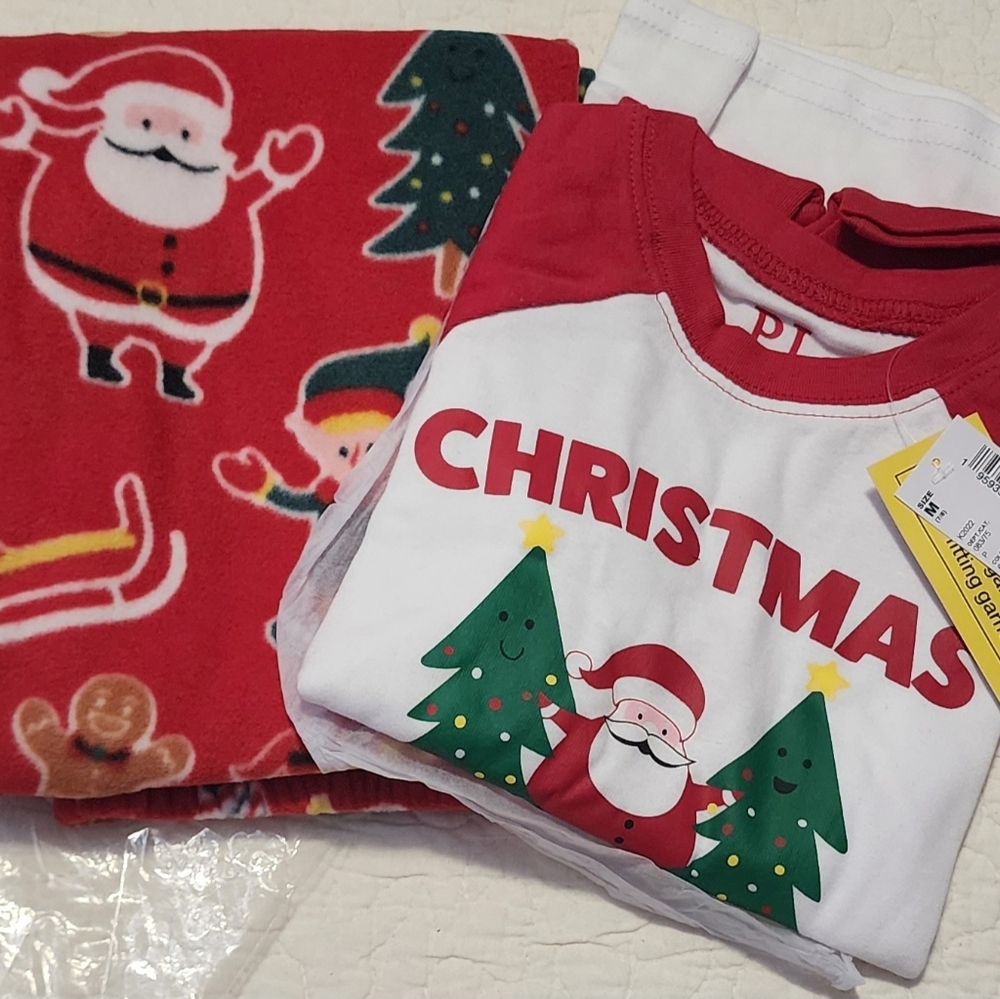NOS NWT Children's Place Christmas 2022 Pajamas,  Kids M 7/8